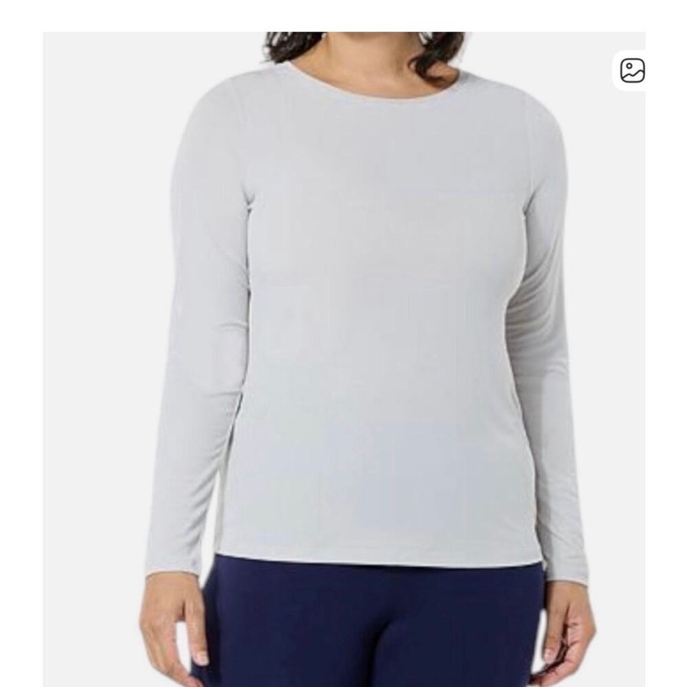 Colleen Lopez Silver Shimmer Top